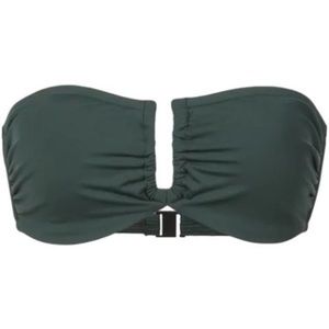 ONIA Genevieve bikini top in Moss Green NWT